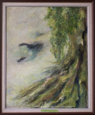 as a tree planted on a stream