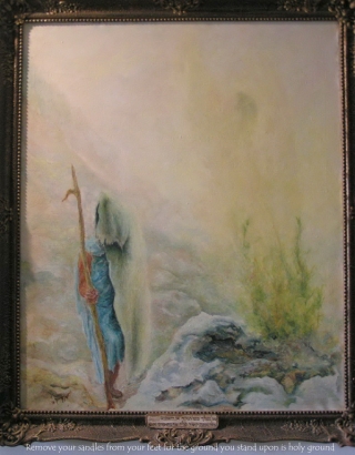 moses at the burning bush