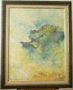 rain cloud at dawn